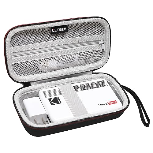 LTGEM Hartschalen-Tragetasche für Kodak Mini 2 Retro/Zink Kodak Mini 2 HD/Polaroid Hi-Print tragbarer Fotodrucker (grau) LTGEM Hartschalen-Tragetasche für Kodak Mini 2 Retro/Zink Kodak Mini 2 HD/Polaroid Hi-Print tragbarer Fotodrucker (grau) von L LTGEM