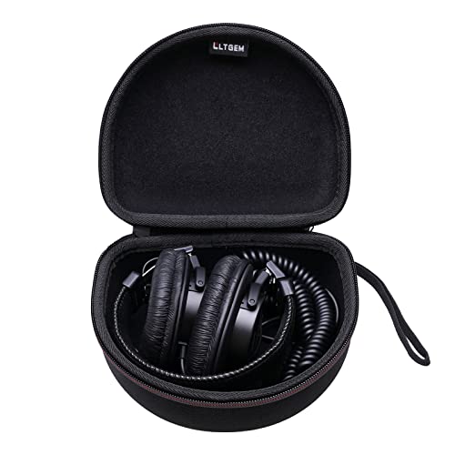 LTGEM Eva-Hartschale für Sony MDR7506 & MDRV6 Professionelle Großmembran-Kopfhörer (schwarz) von LTGEM