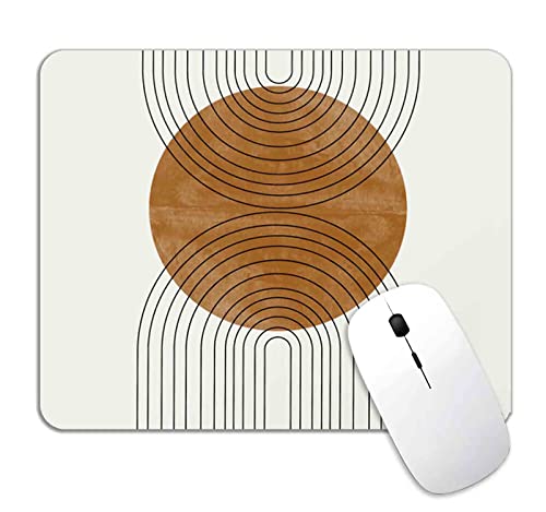 LTHAOGUO Abstrakte Sonne Mauspad Beige Orange Boho Mauspad Premium Texturiert & Wasserdicht Mauspad Design Waschbar Lycra Tuch Mauspad Rutschfeste Gummiunterseite Computer Mauspad für Kabellose Maus LTHAOGUO Abstrakte Sonne Mauspad Beige Orange Boho Mauspad Premium Texturiert & Wasserdicht Mauspad Design Waschbar Lycra Tuch Mauspad Rutschfeste Gummiunterseite Computer Mauspad für Kabellose Maus von LTHAOGUO