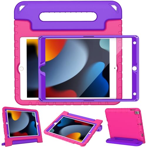 LTROP Schutzhülle für iPad 10.2, iPad 7. Generation für Kinder, iPad 10.2 2019, stoßfest, leicht, mit Griff, Standhülle für iPad 7. Generation 25,9 cm und Air 3, Rosa und Violett, Hüllen für Tablets LTROP Schutzhülle für iPad 10.2, iPad 7. Generation für Kinder, iPad 10.2 2019, stoßfest, leicht, mit Griff, Standhülle für iPad 7. Generation 25,9 cm und Air 3, Rosa und Violett, Hüllen für Tablets von LTROP