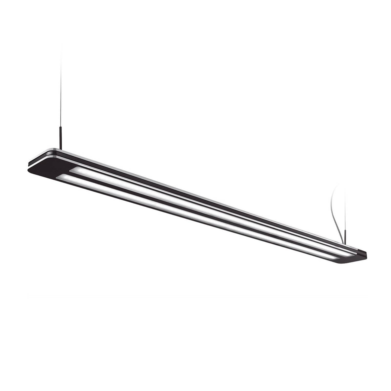 LED-Pendelleuchte Trentino II, 83 W, schwarz von LTS