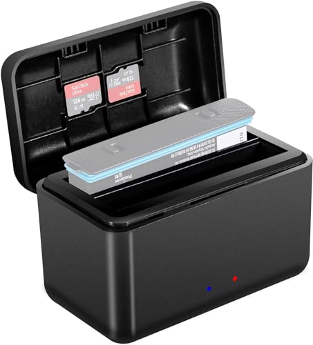 Akku Ladegerät für Insta360 X4, Akku Ladekoffer für Insta360 X4, ladegerät für insta360 ONE X4 Batterie,Schnellladenabe für Insta360 X4 Batterie, Hochgeschwindigkeits-Ladehub mit USB-C-Ladekabel Akku Ladegerät für Insta360 X4, Akku Ladekoffer für Insta360 X4, ladegerät für insta360 ONE X4 Batterie,Schnellladenabe für Insta360 X4 Batterie, Hochgeschwindigkeits-Ladehub mit USB-C-Ladekabel von LTSKY
