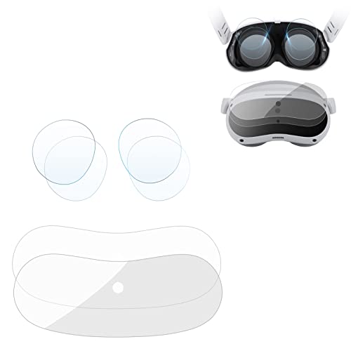 LTSKY VR-Brille Kopffolie für PICO 4 Schutzfolie Kopfbedeckung Folie HD Anti-Kratz-Weichfolie Zubehör von LTSKY