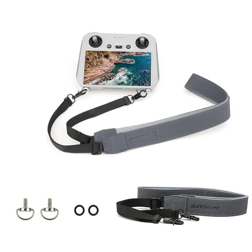 Leather Lanyard für DJI RC/RC 2/ RC Pro/DJI Smart Controller,Verstellbarer PU Gurt für DJI Mini 3/ Mini 3 Pro/Mini 4 Pro/Air 3/ Air 2S/Mavic 3 Classic Controller Zubehör von LTSKY