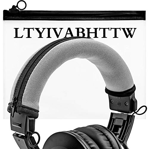LTYIVABHTTW Ersatz-Kopfbandtasche, kompatibel mit ATH M50X M50 M40X M40 M30X M20X Kopfhörer (Silber) von LTYIVABHTTW