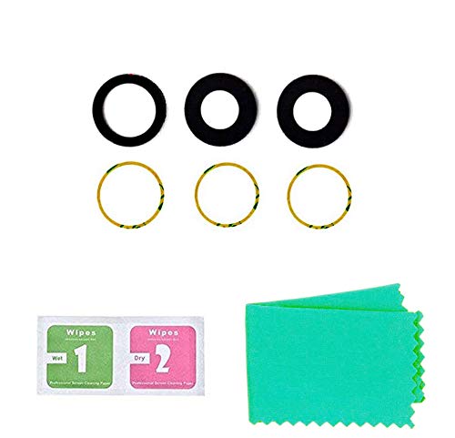 2 Stück Ersatz kompatibel mit iPhone 11 Pro, 11 Pro Max Kamera Linse Glas Rückseite Linse von Hauptkamera Back Kamera Camera Scheibe mit Kleber von LTZGO