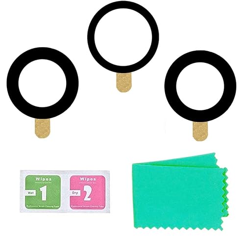 2 Stück Ersatz kompatibel mit iPhone 12 Pro Max Kamera Linse Glas, Rückseite Lens von Hauptkamera,Rückkamera Objektiv Glas, Reparatur Werkzeug Back Camera Kamera-Glas mit vorinstallierter Klebstoff von LTZGO