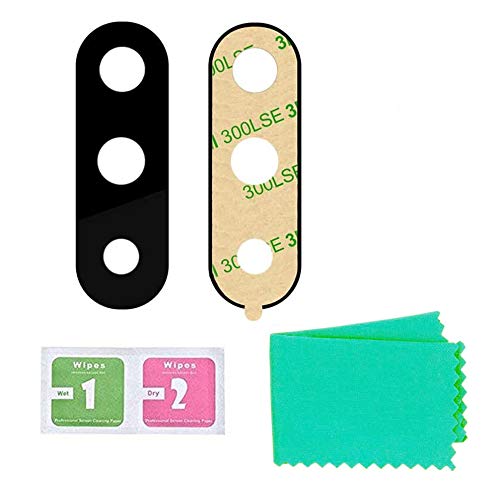 2 Stück Kamera Linse Glas Rückseite Linse von Hauptkamera Back Kamera kompatibel mit Huawei P30 Lite Camera Scheibe Ersatz mit Kleber von LTZGO