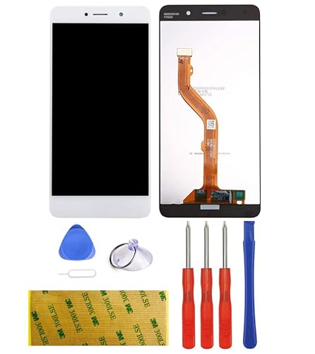 Display Kompatibel mit Huawei Mate 9 Lite / Y7 2017 / Y7 Prime Ersatz LCD Weiß Touchscreen Digitizer Bildschirm Glas Assembly Werkzeuge Reparatur Set Kit Klebstoff (ohne Rahmen) von LTZGO