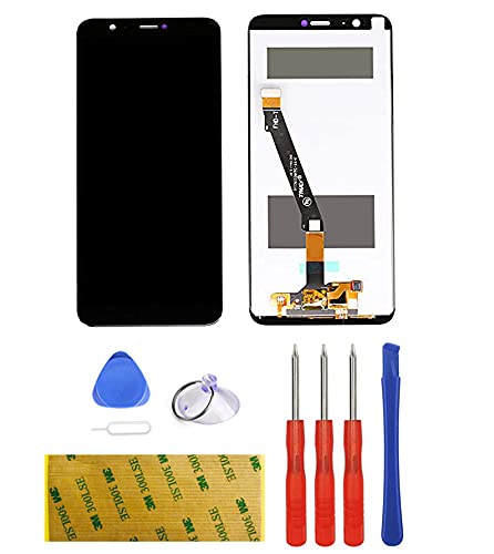 Display Kompatibel mit Huawei P Smart（ Enjoy 7S FIG-LA1 LX1 LX2 LX3 Ersatz LCD Schwarz Touchscreen Digitizer Bildschirm Glas Assembly Werkzeuge Reparatur Set Kit Klebstoff (ohne Rahmen) von LTZGO