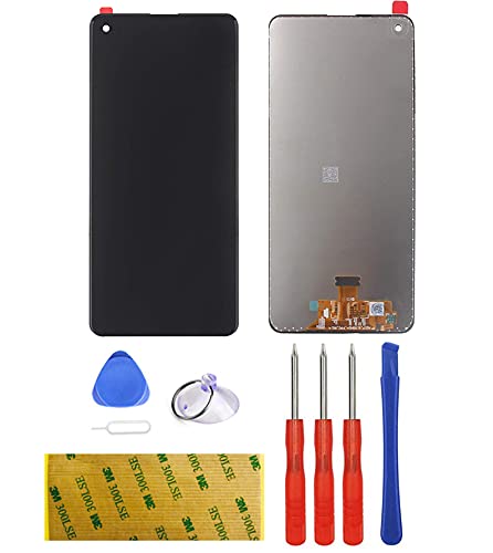 Ersatz Display Kompatibel mit Samsung Galaxy A21S SM-A217F SM-A217M Schwarz Bildschirm LCD Touchscreen mit Klebeband Ersatzteile Werkzeuge Reparaturset (Ohne Rahmen) von LTZGO