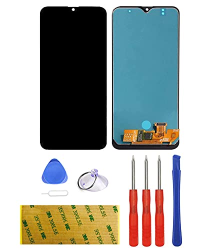 Ersatz Kompatibel für Samsung Galaxy A30s, SM-A307FN(DS), SM-A307G, SM-A307F Display LCD Schwarz Touchscreen Digitizer Bildschirm Glas Assembly Werkzeuge Reparatur Set Kit 3M Klebstoff (ohne Rahmen) von LTZGO