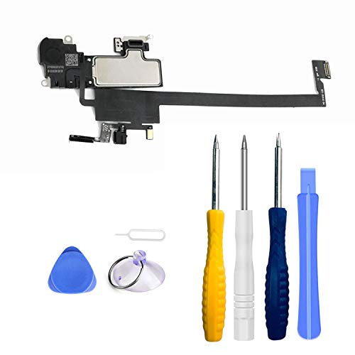 Hörmuschel mit Light Sensor Flex Kabel Kompatibel mit iPhone XS Max Earpiece inkl.Mikrofon Schraubenzieher Reparatur Tool Kit Werkzeug Set Hörmuschel mit Light Sensor Flex Kabel Kompatibel mit iPhone XS Max Earpiece inkl.Mikrofon Schraubenzieher Reparatur Tool Kit Werkzeug Set von LTZGO