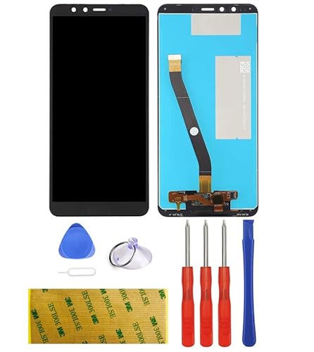 Display Kompatibel mit Huawei Y9 2018 Ersatz LCD Schwarz Touchscreen Digitizer Bildschirm Glas Assembly Werkzeuge Reparatur Set Kit Klebstoff (ohne Rahmen) von LTZGO