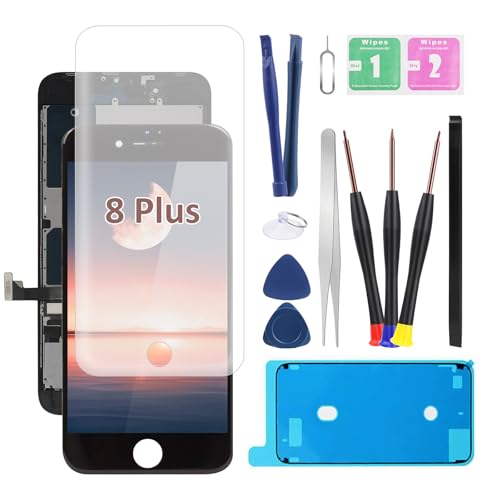 LTZGO Display Kompatibel mit iPhone 8 Plus Modell A1864 A1897 A1898 Schwarz LCD Bildschirm Reparatur Set Digitizer Glas Touchscreen Ersatz mit Reparatursatz Werkzeug LTZGO Display Kompatibel mit iPhone 8 Plus Modell A1864 A1897 A1898 Schwarz LCD Bildschirm Reparatur Set Digitizer Glas Touchscreen Ersatz mit Reparatursatz Werkzeug von LTZGO