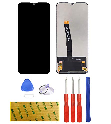 Kompatibel mit Huawei P SMART 2019 / P SMART 2020 Ersatz Display LCD Schwarz Touchscreen Digitizer Bildschirm Glas (ohne Rahmen) Ersatzteile Öffnungs Werkzeuge Reparatur Set Tool Kit Kleber von LTZGO