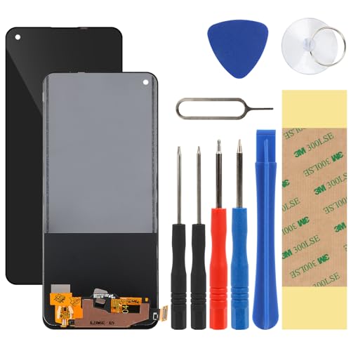 LTZGO Kompatibel mit Oppo A94 (4G CPH2203) Ersatz Display LCD Schwarz Digitizer Bildschirm Glas Assembly Touch Screen Werkzeuge Reparatur Set Kit Klebstoff (ohne Rahmen) von LTZGO
