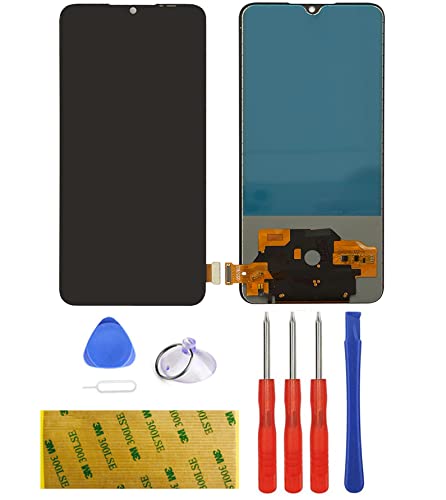 LTZGO LCD Display Kompatibel mit Xiaomi Mi 9 Lite Xiaomi Mi CC9 M1904F3BG Schwarz Ersatz Touchscreen Digitizer Bildschirm Glas (ohne Rahmen) Assembly Werkzeuge Reparatur Set Kit 3M KKlebeband von LTZGO