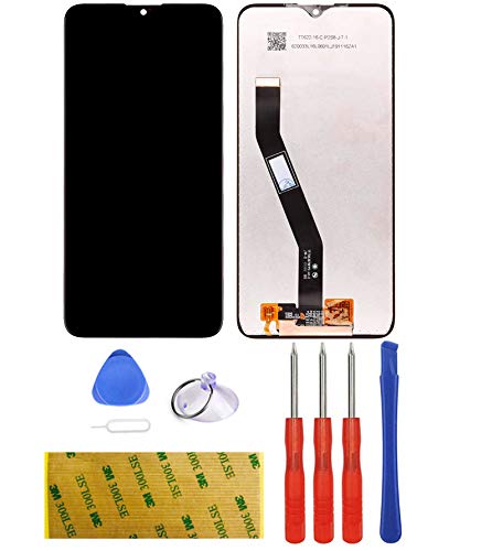 LCD Display Kompatibel mit Xiaomi Redmi 8, Xiaomi Redmi 8A ​Schwarz Ersatz Touchscreen Digitizer Bildschirm Glas (ohne Rahmen) Assembly Werkzeuge Reparatur Set Kit Klebstoff von LTZGO