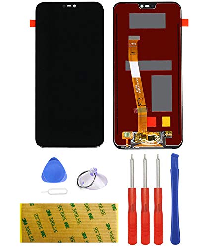 LTZGO Universell für Huawei P20 Lite Ersatz Display LCD Schwarz Touchscreen Digitizer Bildschirm Glas Assembly (ohne Rahmen) Ersatzteile Werkzeuge vollständigem Reparatur Set Kit von LTZGO