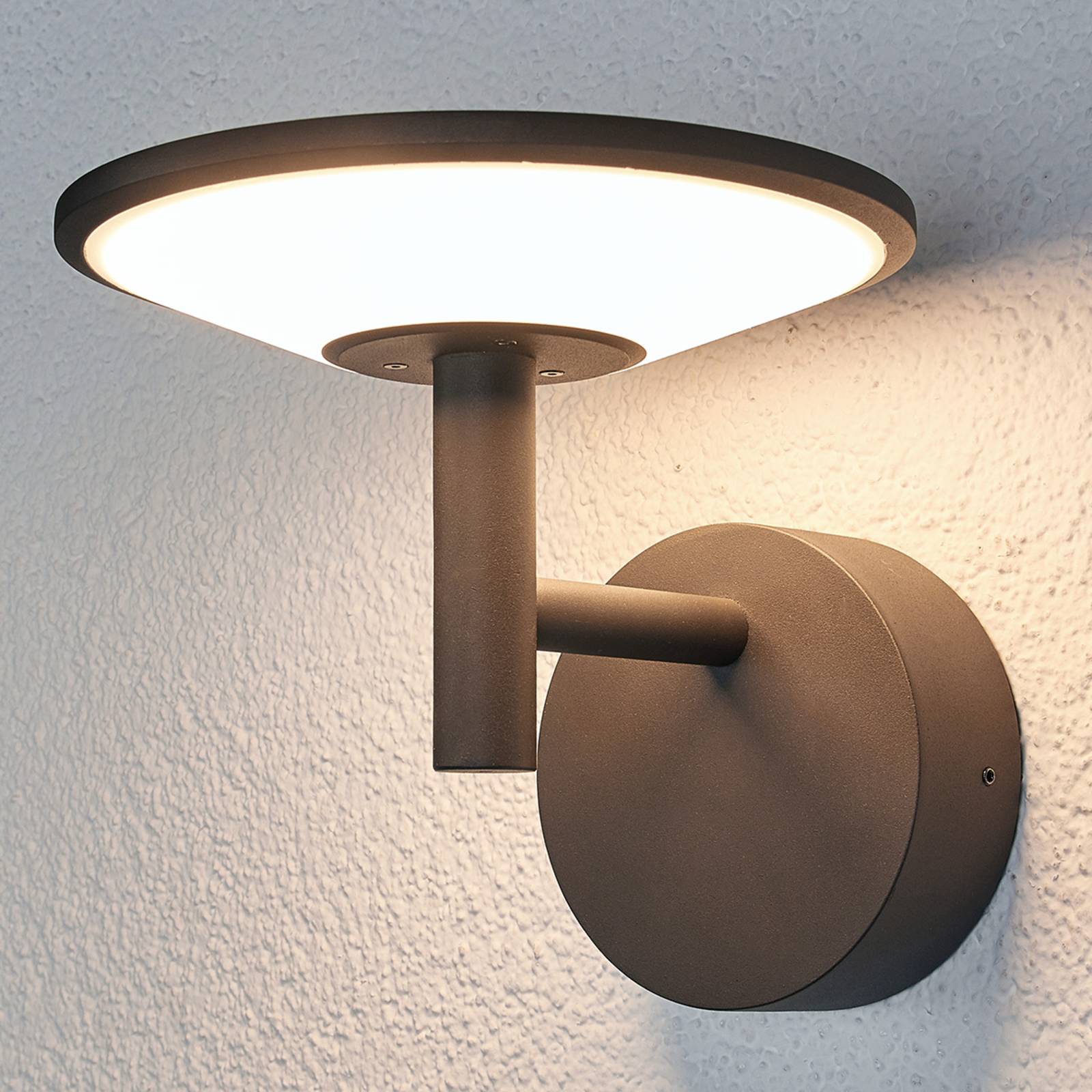 Lucande LED-Außenwandleuchte Fenia,anthrazit, Aluminium,IP65 Lucande LED-Außenwandleuchte Fenia,anthrazit, Aluminium,IP65 von LUCANDE