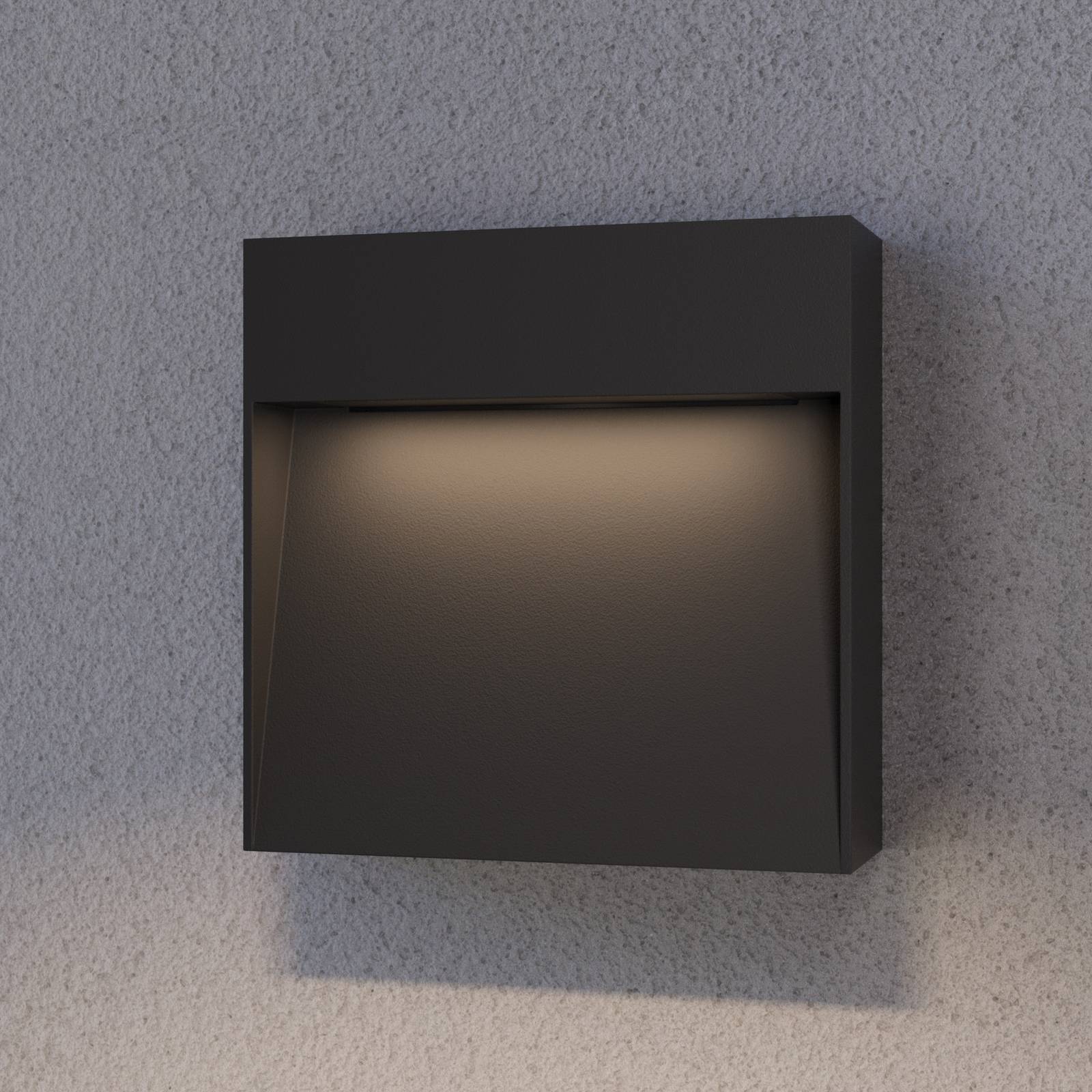 Lucande Außenwandlampe Noreia, 13 cm, anthrazit, IP65, G9 Lucande Außenwandlampe Noreia, 13 cm, anthrazit, IP65, G9 von LUCANDE