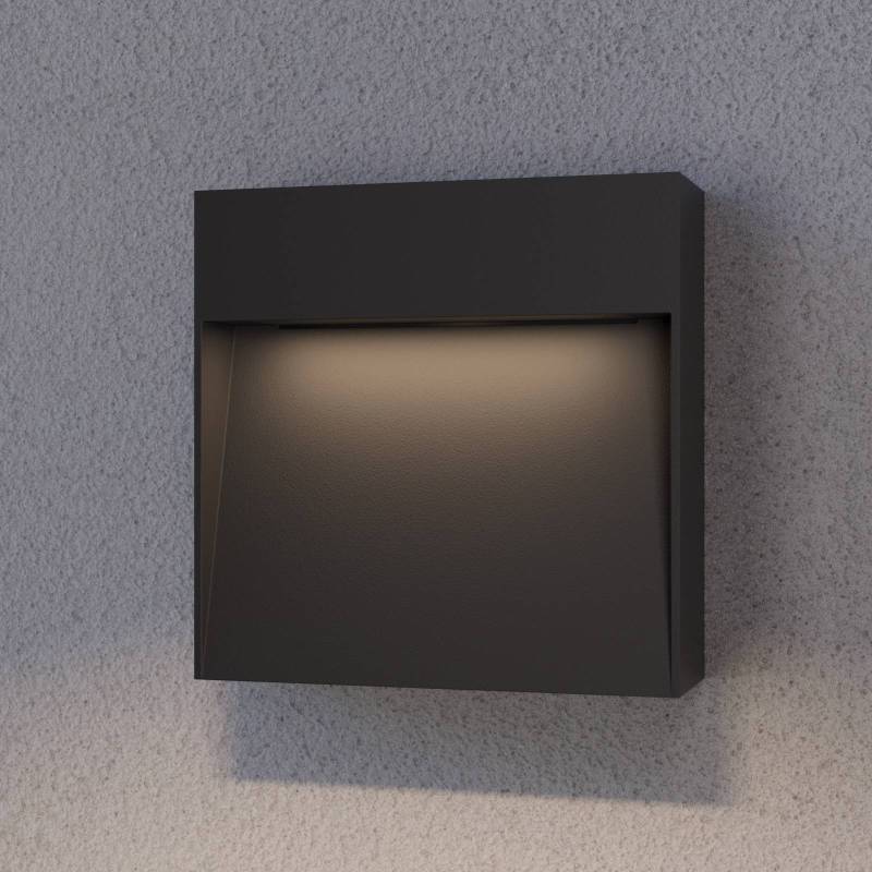 Lucande Außenwandlampe Noreia, 13 cm, anthrazit, IP65, G9 von LUCANDE