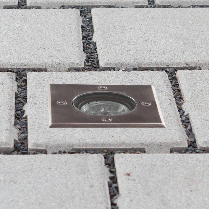 Lucande LED-Bodeneinbauleuchte Ava, 12 cm x 12 cm, IP67 von LUCANDE