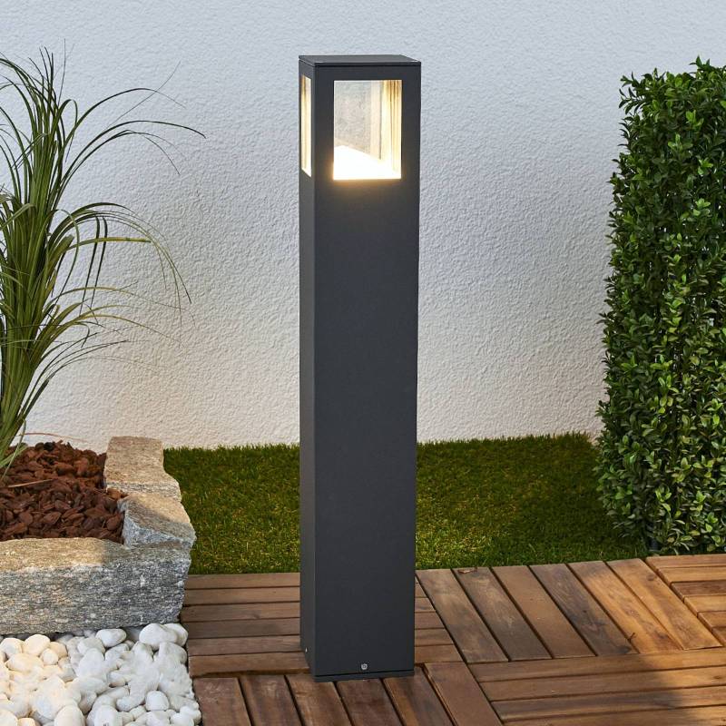 Lucande LED-Wegeleuchte Nicola, 65 cm, anthrazit, P54 von LUCANDE