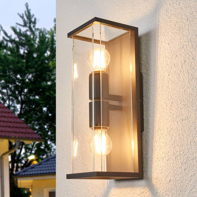 Lucande Außenwandleuchte Annalea, 40 cm, 2-flg., IP54 von LUCANDE