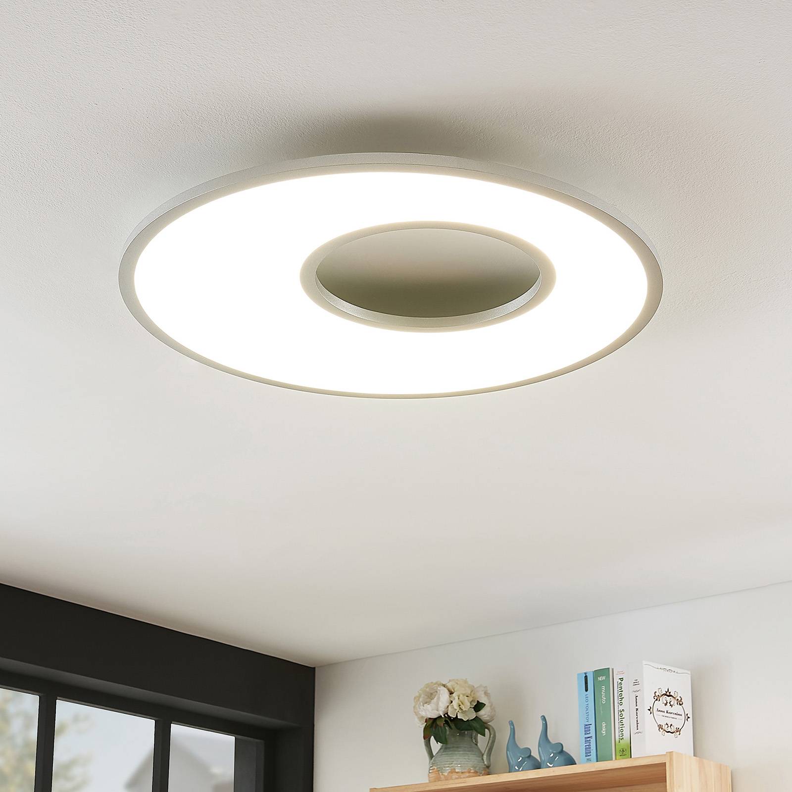 LED-Deckenleuchte Durun, dimmbar, CCT, rund, 60 cm von LUCANDE