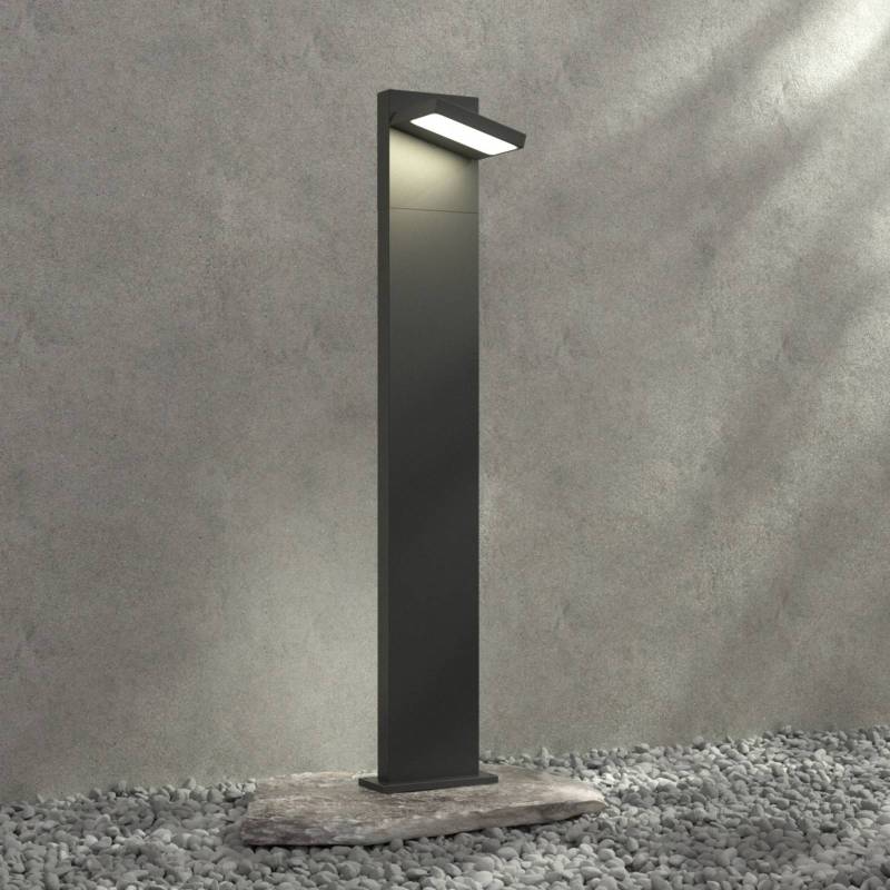 Lucande LED-Pollerleuchte Silvan, 100 cm, anthrazit, Metall von LUCANDE