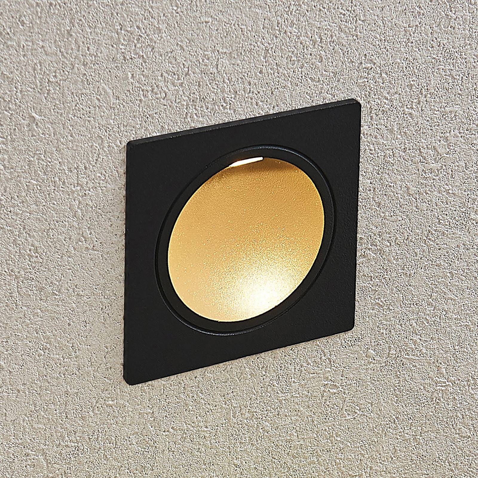 LED-Wandeinbauleuchte Pordis, IP65, eckig LED-Wandeinbauleuchte Pordis, IP65, eckig von LUCANDE