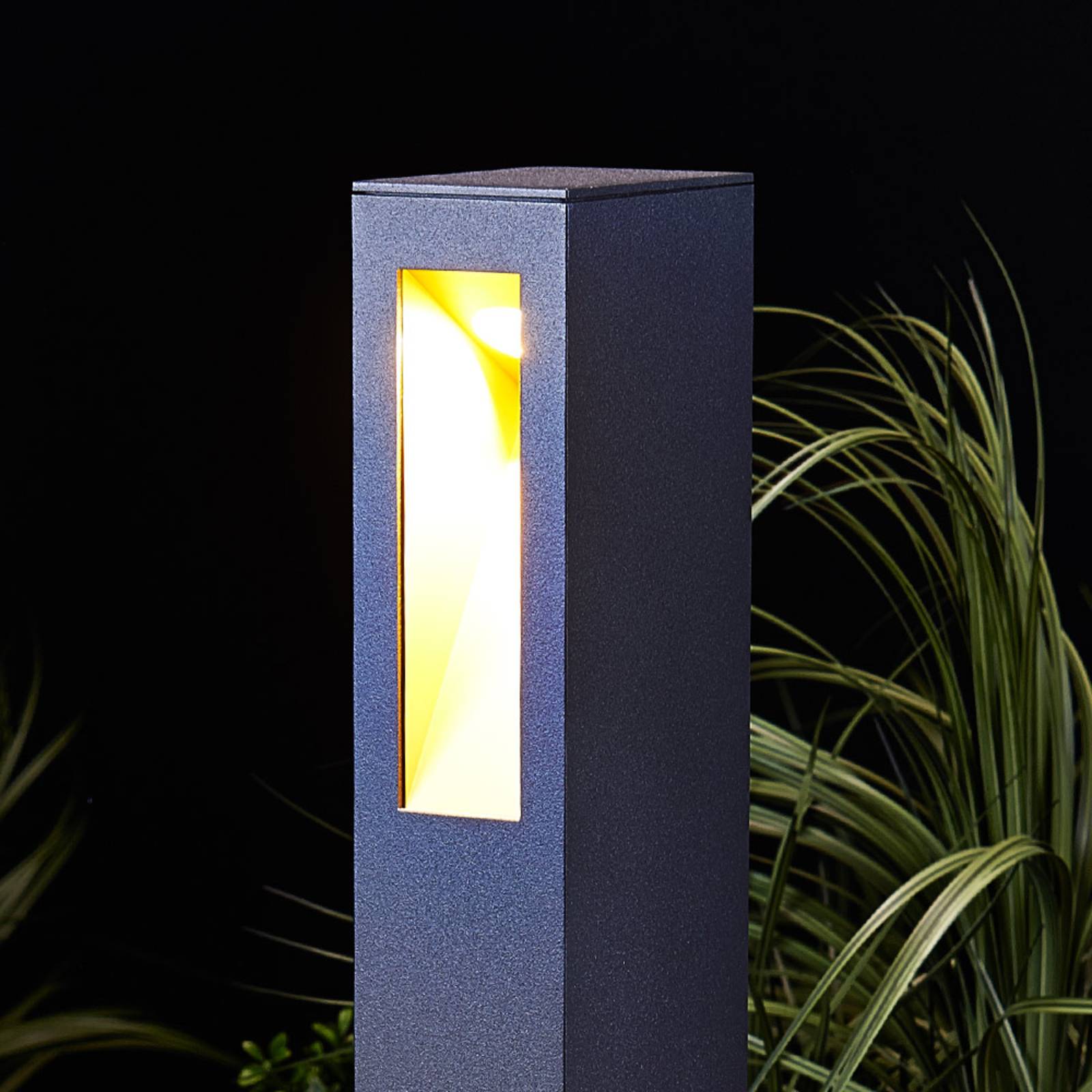Lucande LED-Wegeleuchte Jenke, 65 cm, anthrazit, Aluminium Lucande LED-Wegeleuchte Jenke, 65 cm, anthrazit, Aluminium von LUCANDE