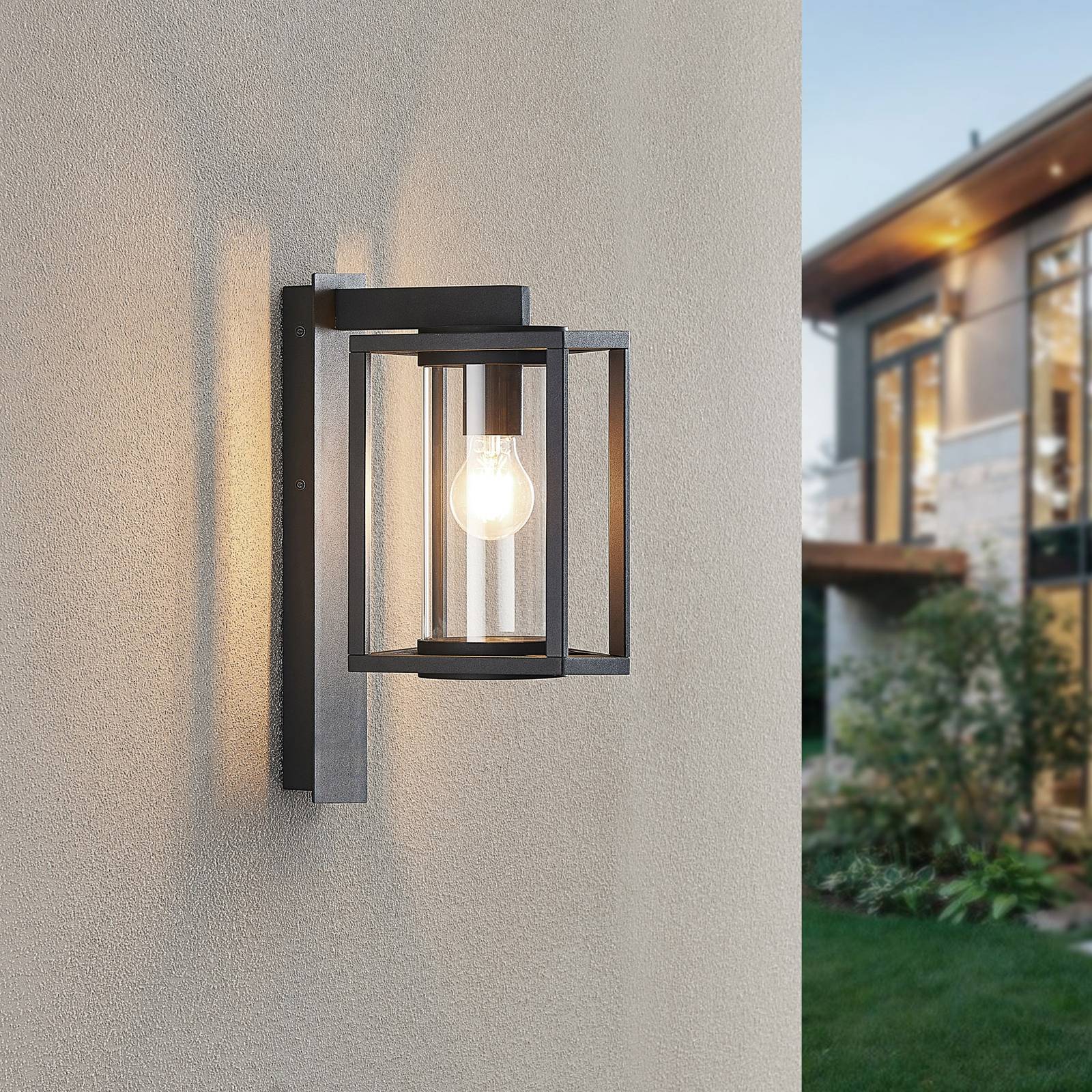 Lucande Außenwandlampe Ferda, 2er-Set, anthrazit, IP44 Lucande Außenwandlampe Ferda, 2er-Set, anthrazit, IP44 von LUCANDE