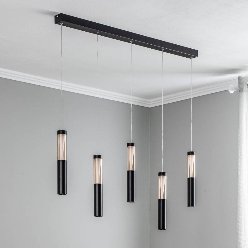 Lucande Danson LED-Pendelleuchte, fünfflammig von LUCANDE