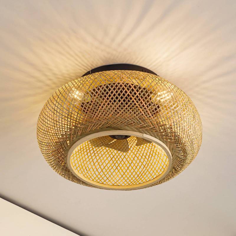 Lucande Deckenventilator mit Licht Cordie, DC, leise, Ø 53cm von LUCANDE