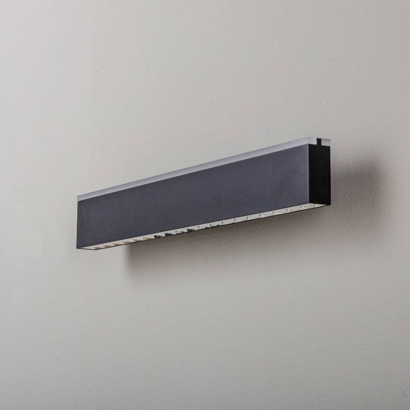 Lucande Henner LED-Wandleuchte, schwarz, 60 cm von LUCANDE