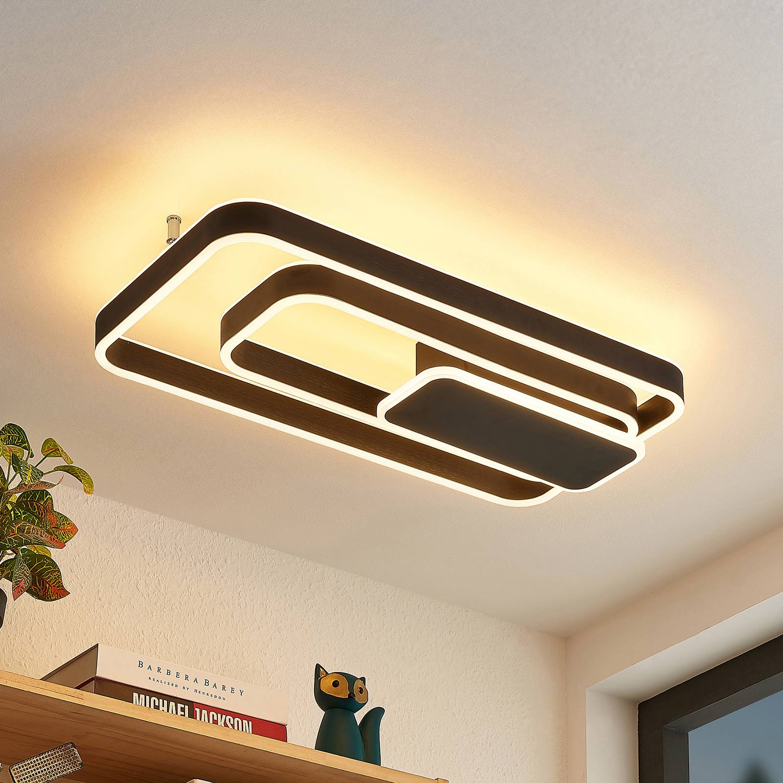Lucande Kadira LED-Deckenlampe, 60 cm, schwarz Lucande Kadira LED-Deckenlampe, 60 cm, schwarz von LUCANDE