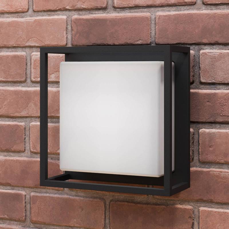 Lucande LED-Außenwandleuchte Kuga, anthrazit, Metall, 25cm von LUCANDE