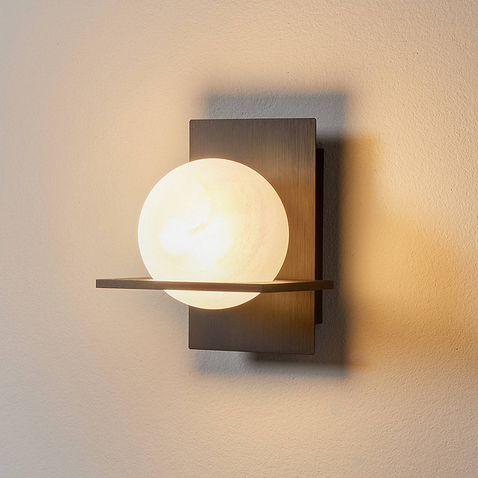 Lucande Wandleuchte Kulka, 1-flammig, schwarz, Glas, G9 Lucande Wandleuchte Kulka, 1-flammig, schwarz, Glas, G9 von LUCANDE