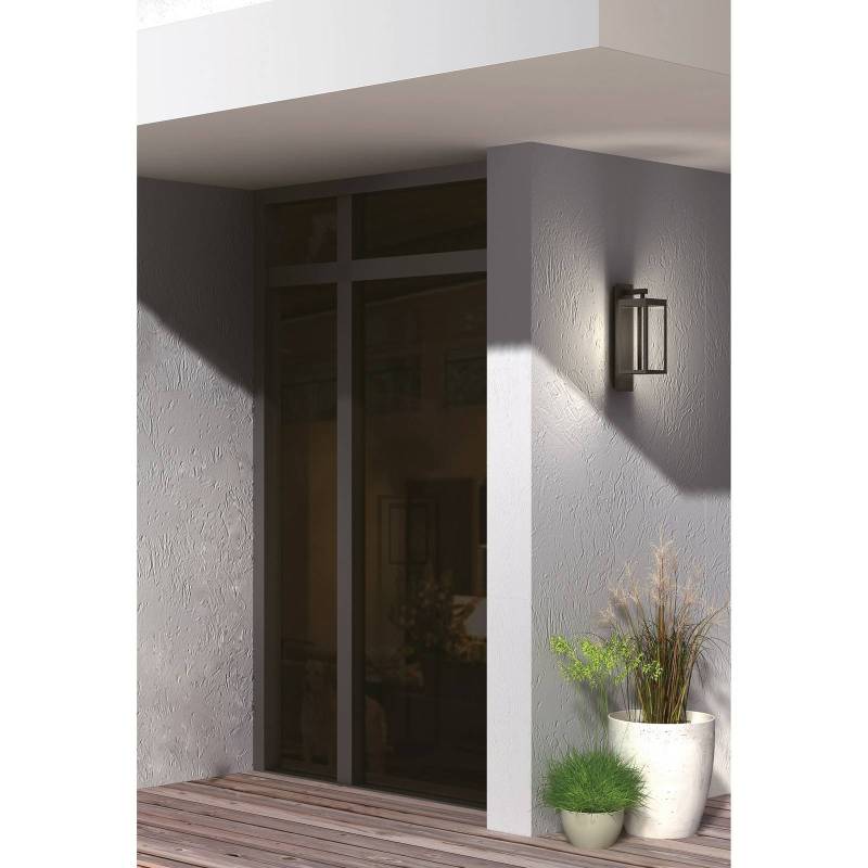 Lucande LED-Außenwandleuchte Ferdinand, 2er-Set, grau, 38 cm von LUCANDE