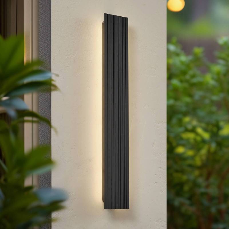 Lucande LED-Außenwandleuchte Melira, Länge 60cm, anthrazit von LUCANDE