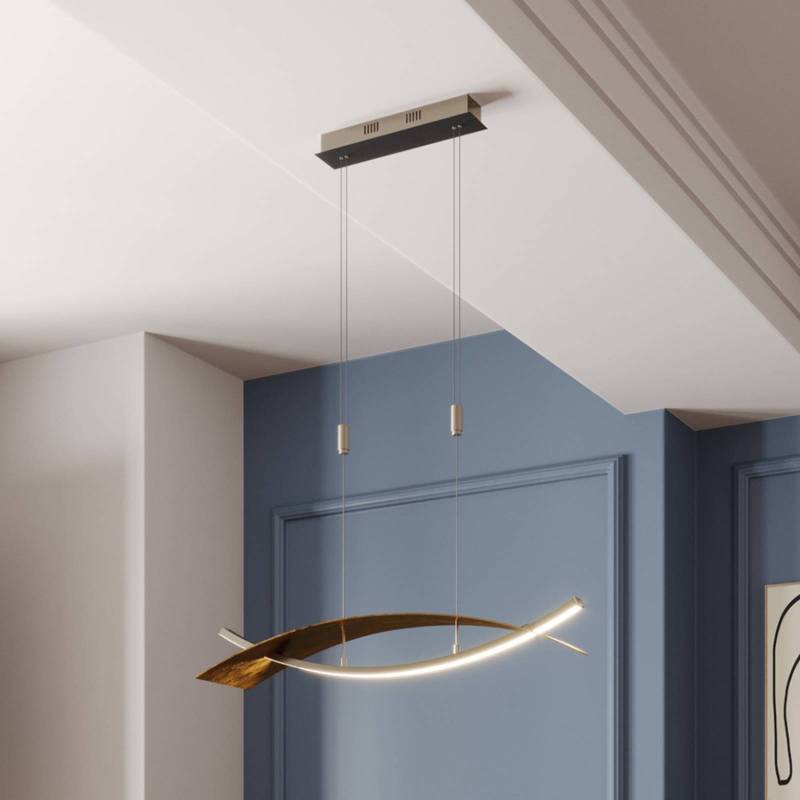 Lucande LED-Hängeleuchte Marija, 91 cm, schwarz, dimmbar von LUCANDE