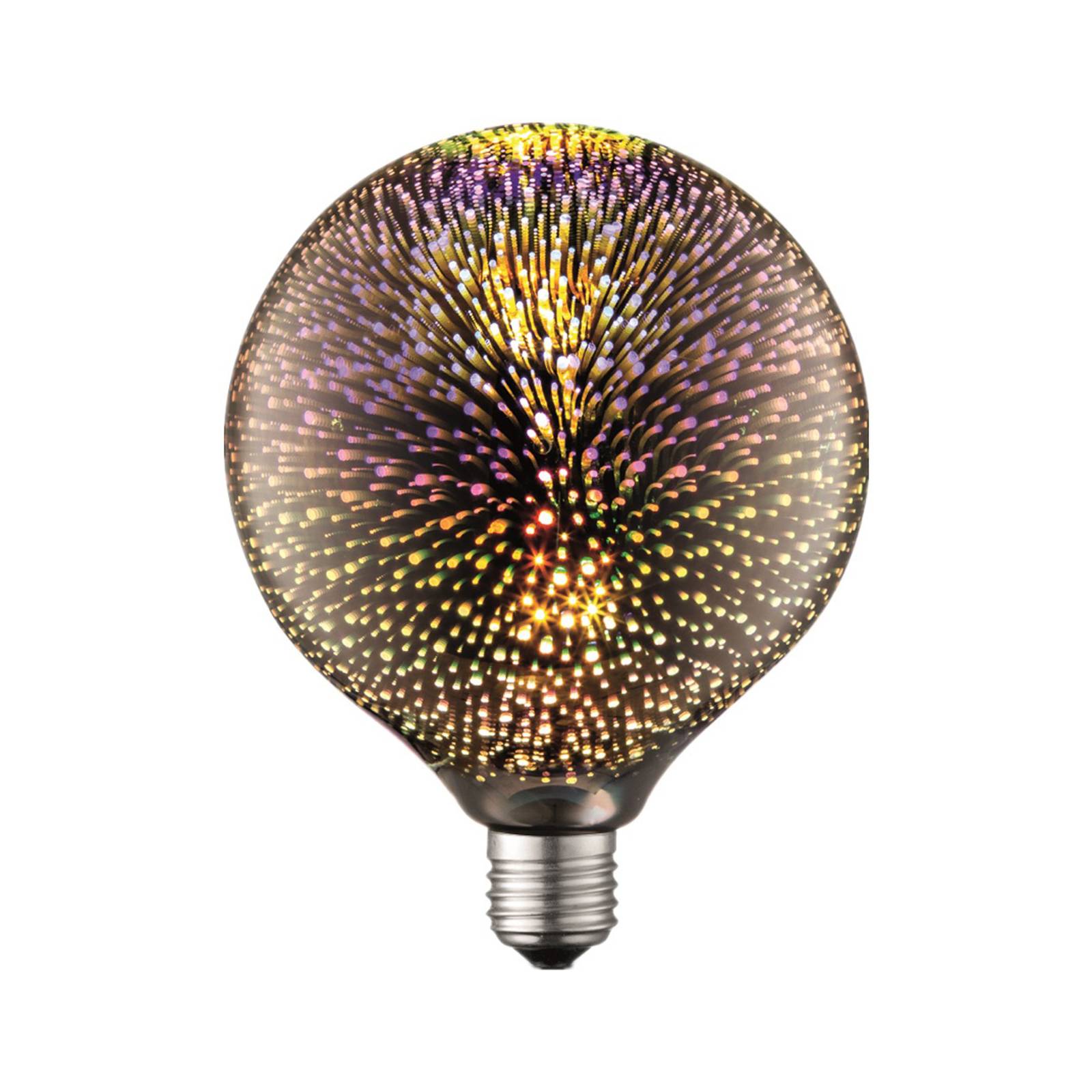 Lucande LED-Lampe E27 Ø 12,5cm 4W 3D Feuerwerk von LUCANDE