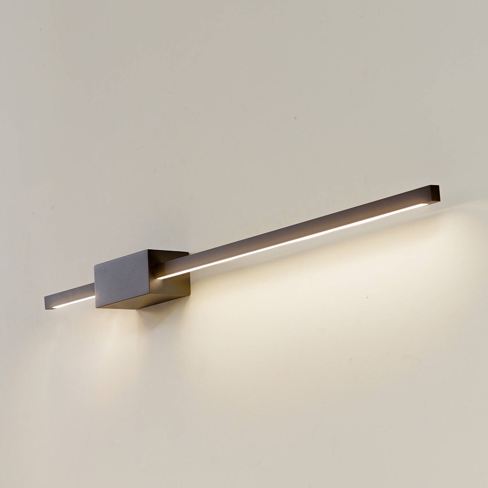 Lucande LED-Wandleuchte Skaila, schwarz, Länge 90cm, 3.000 K Lucande LED-Wandleuchte Skaila, schwarz, Länge 90cm, 3.000 K von LUCANDE