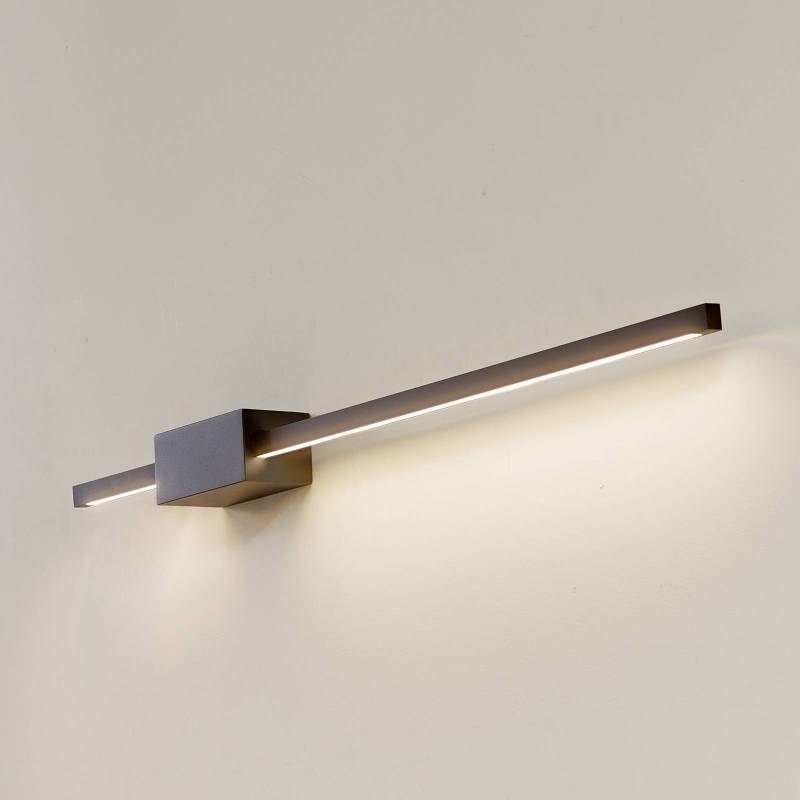 Lucande LED-Wandleuchte Skaila, schwarz, Länge 90cm, 3.000 K von LUCANDE