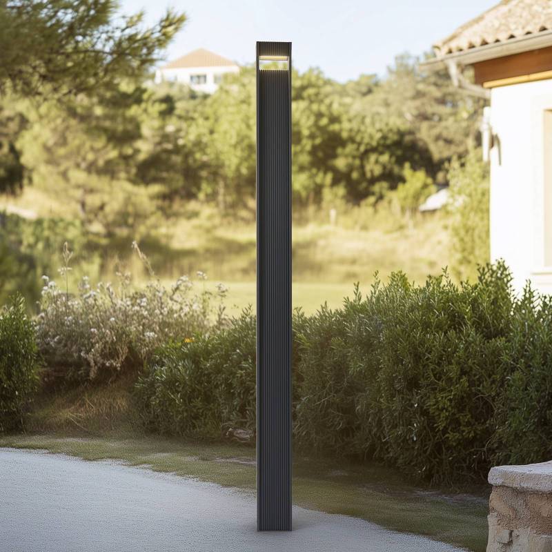 Lucande LED-Außenleuchte Tavion, 230 cm, anthrazit, IP65 von LUCANDE