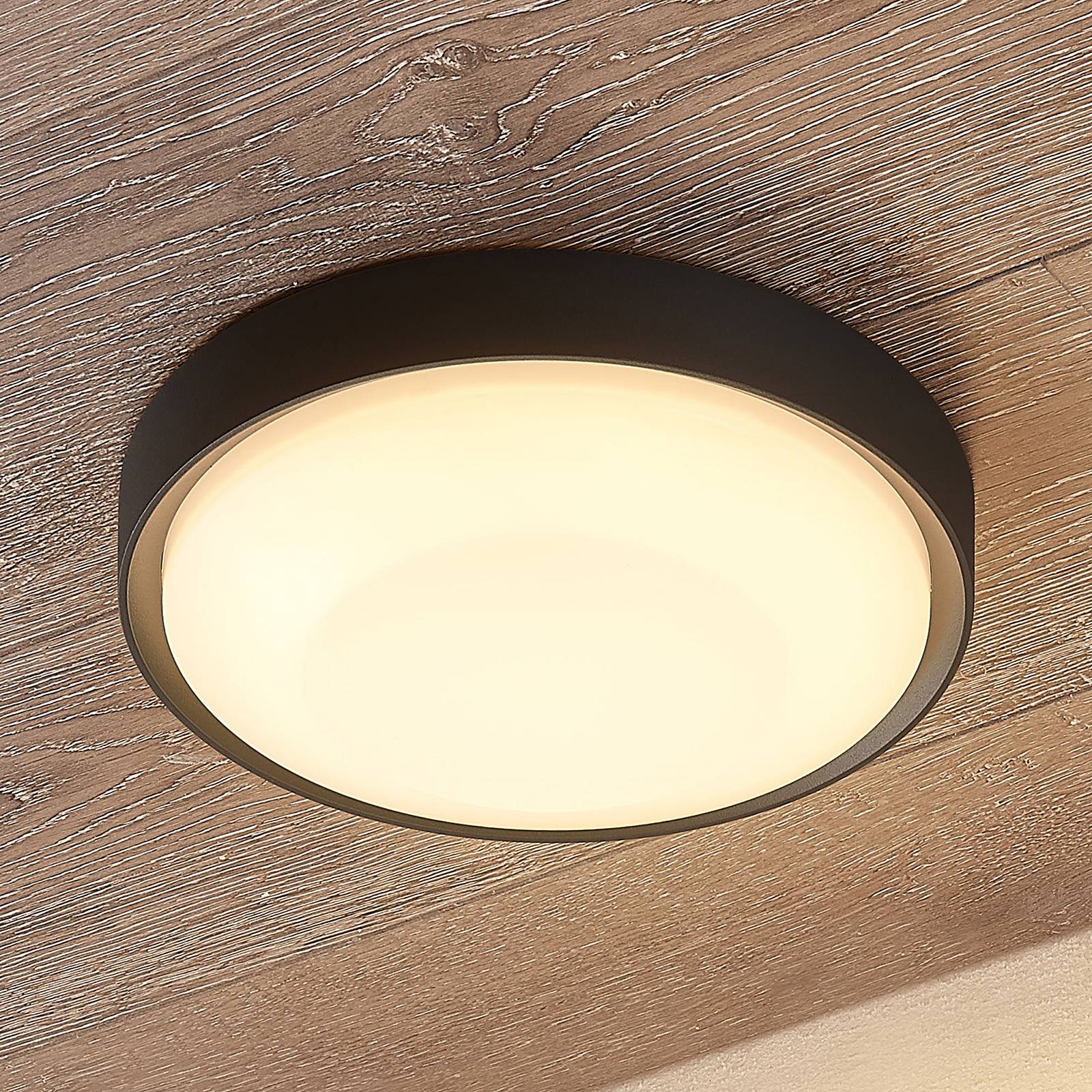 Lucande Lare LED-Außendeckenleuchte, Ø 25cm Lucande Lare LED-Außendeckenleuchte, Ø 25cm von LUCANDE