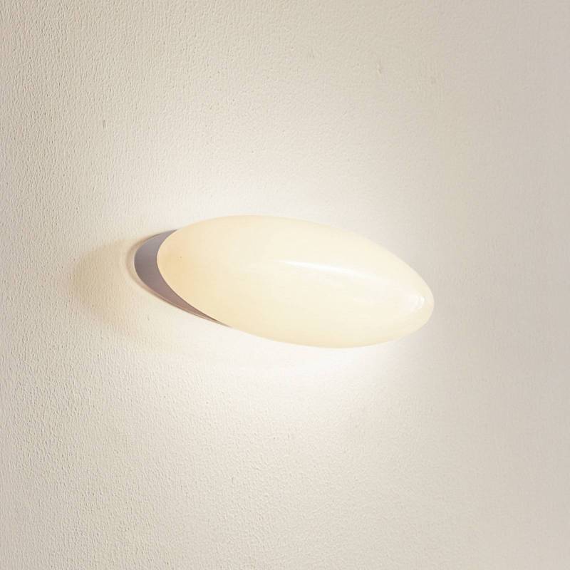 Lucande Leihlo LED-Wandleuchte, oval, weiß von LUCANDE